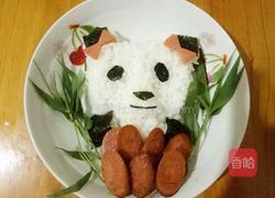 大熊猫饭团的做法图解13