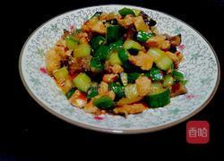 青瓜炒鸡丁的做法图解11