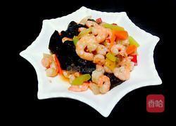 黑木耳炒虾仁的做法图解5