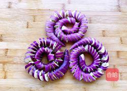 蒜蓉剁椒盘龙茄子的做法图解5