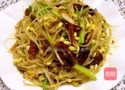 干辣椒炒黄豆芽的做法图解10