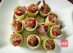 丝瓜酿虾盅的做法图解11