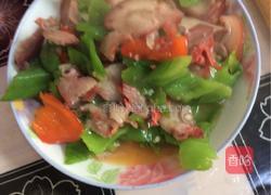 猪头肉炒青椒的做法图解5