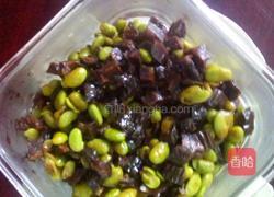 酱瓜炒毛豆的做法图解6