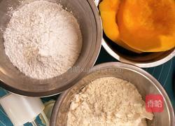 南瓜蒸肉饼的做法图解1