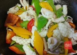 七彩鱿鱼的做法图解4