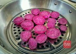 紫薯芝麻球的做法图解1