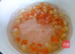 甜虾彩蔬炒饭的做法图解3