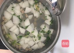 白萝卜白贝汤的做法图解5