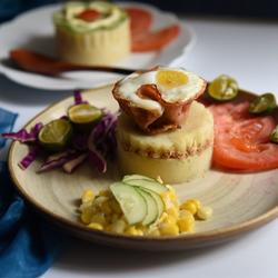 土豆培根鸡蛋盏的做法[图]