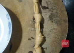 肉丝炒腐竹结的做法图解3