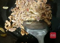 肉丝炒腐竹结的做法图解11