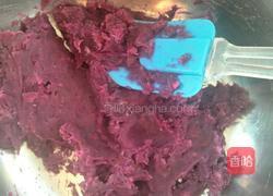 糯米紫薯糕的做法图解4