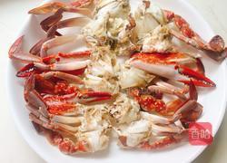 葱香螃蟹的做法图解6