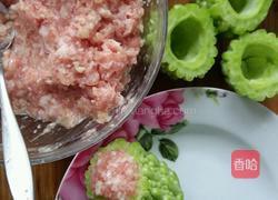 猪肉酿苦瓜的做法图解9