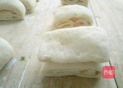 葱花火腿肠花卷的做法图解5