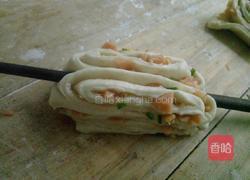 葱花火腿肠花卷的做法图解6