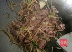 子姜丝炒牛肉的做法图解6