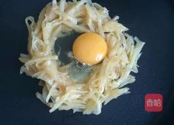 土豆丝太阳煎蛋的做法图解7