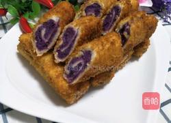 脆皮紫薯卷的做法图解20