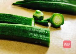 虾仁炒秋葵的做法图解6