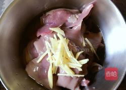 香菜拌猪腰的做法图解3