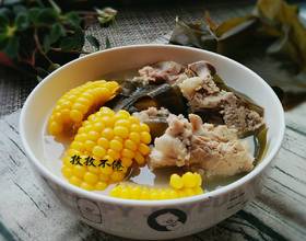 海带玉米大骨汤[图]