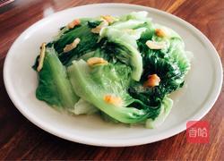猪油渣炒生菜的做法图解6