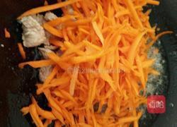 胡萝卜丝炒肉的做法图解4