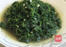 蒜末南瓜叶的做法图解4