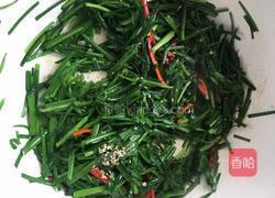 辣炒韭菜的做法图解4