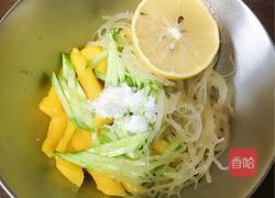 芒果拌黄瓜石花菜的做法图解5