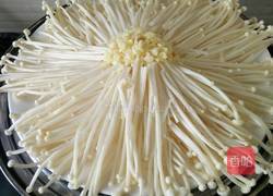 蒜蓉粉丝金针菇的做法图解3