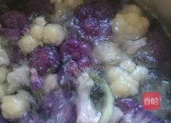 凉拌三色菜花的做法图解3