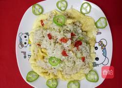 包菜蛋炒饭的做法图解8