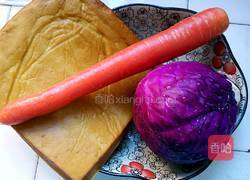 凉拌紫菜豆腐干的做法图解2