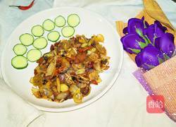 小柱私房菜之藠头炒腊肉的做法图解6