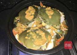 豆酱焗蟹的做法图解4