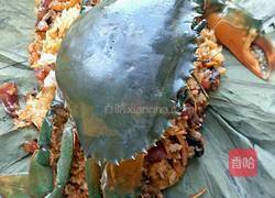 糯米蒸膏蟹的做法图解12