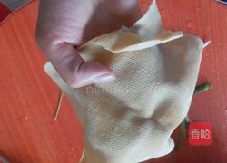 煎干豆腐卷的做法图解2