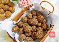 南瓜芝麻圆的做法图解16