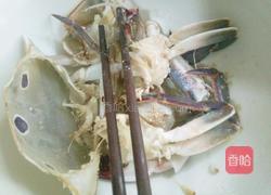 梭子蟹炒年糕的做法图解3