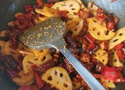 脆藕香辣风干肠的做法图解8