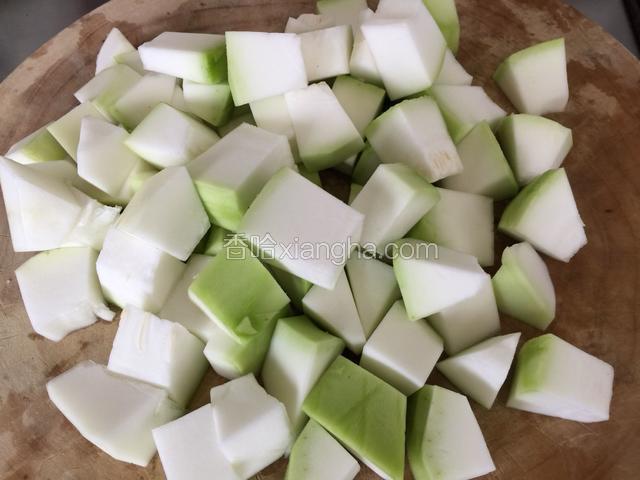 一半切块