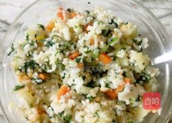 三角蔬菜土豆饭团的做法图解5