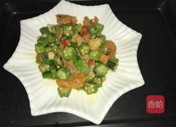 秋葵炒虾仁的做法图解5