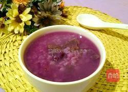 紫薯粥的做法图解1