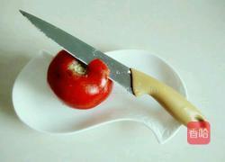 蕃茄玫瑰的做法图解3