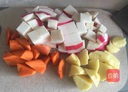 牛肉炖萝卜土豆的做法图解2