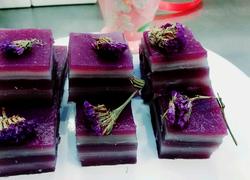 紫薯椰汁糕